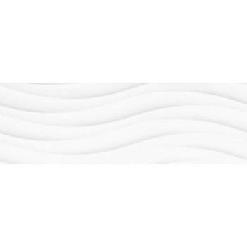 Плитка Ceramika Color CCR31-1 White Onda rect. 250x750