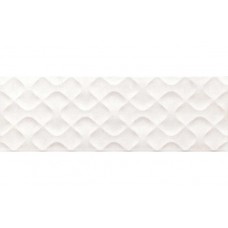 Ceramika Color Visual White Ribbon Rect 250x750