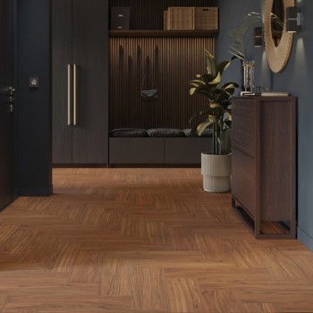 Плитка Ceramika Gres Rainwood Dark Brown 175x600