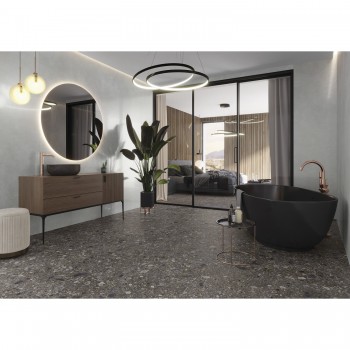 Плитка Cerrad Gres Ceppo Nuovo Black Rect 597x1197