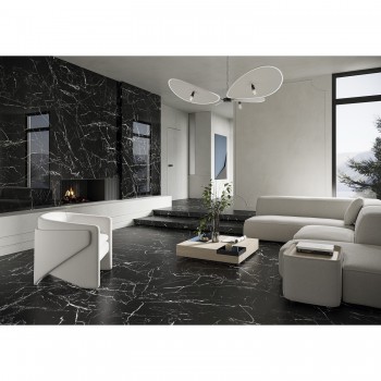 Плитка Cerrad Gres Marmo Morocco Black Rect 797x1597