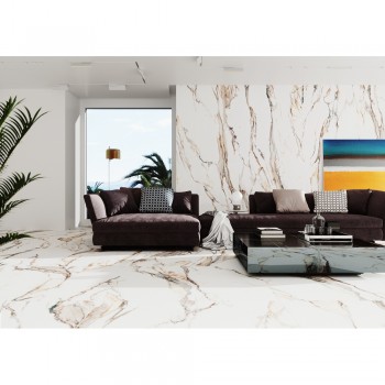 Плитка Cerrad Gres Calacatta Gold Rect 2797X1197