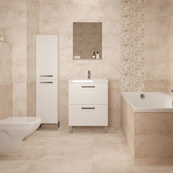 Декор Cersanit Matilda Inserto Flower 400x250