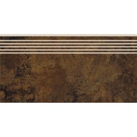 Ступень Cersanit Lukas Brown Steptread 598x298