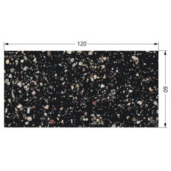Плитка Cifre Джемстоун Блек Пул 1200x600