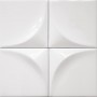 Плитка Cifre Вертекс Керв Вайт 150x150