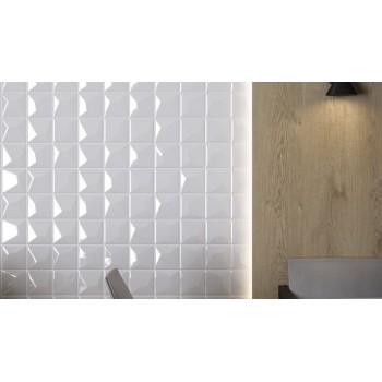 Плитка Cifre Вертекс Керв Вайт 150x150