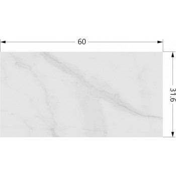 Плитка EcoCeramic Essens White 600x316