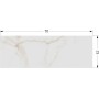 Плитка EcoCeramic Essential Gold 700x250