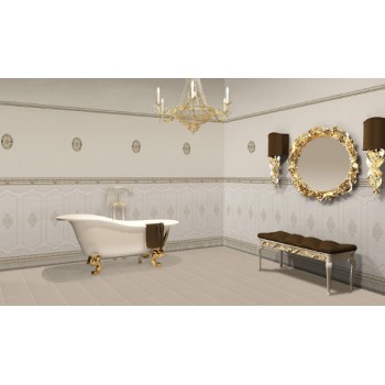Плитка El Molino Бріджит Декор Джет Бейге 750x250