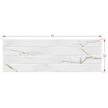 Плитка Emigres Алба Мат Дек Голд 750x250