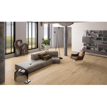 Emil Ceramica Woodtalk Brown Flax 20x120