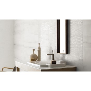 Emil Ceramica Bianco D'Italia Arabescato 590X1182