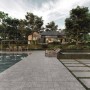 Ступень прямая с капиносом Exagres Peldano Ml Ardenas Gris 330x330