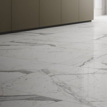 Плитка Fiandre Marble Lab Calacatta Statuario Semilucidato (AS192X864) 1200x600
