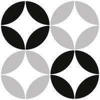 Geotiles Bora Black 223X223