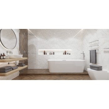 Декор Golden Tile Sentimento Damasco белый Sn0301 600X300