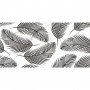 Декор Golden Tile Nero E Bianco Leaf NBС161 600x300