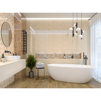 Плитка Golden Tile Carina CRG051 светло-серый 400x250