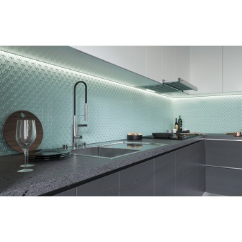 Плитка Golden Tile Arcobaleno Бірюзовий 9М6061 200x500x8.5