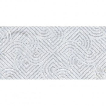 Плитка Golden Tile OM2151 Onyx Mood серый Flowers 600x300