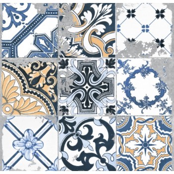 Плитка Golden Tile Beton Art Patchwork grey BA2560 600x600