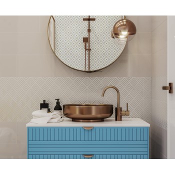 Декор Golden Tile Arcobaleno Argento №4 Мятний 9Мl441 200x500x8.5