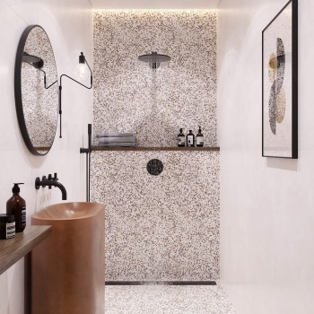 Плитка Golden Tile Oasis Concrete Айворі OSА980 1200x600