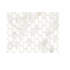 Golden Tile Sentimento Hexagon белый Sn0151 600X300