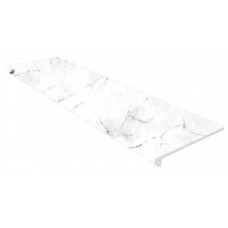 Ступень прямая с капиносом Gres Aragon Carrara Blanco Peldano 970180 1197x330