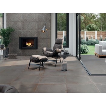 Ibero Ruggine Dark Rec-Bis Lappato Plus 600X1200