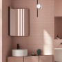 Плитка Italgraniti NU12BAR Nuances Rose Ribbed Sq. 1200x600