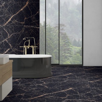 Плитка Italica Tiles Doris Nero Sugar Carving Dark 1200X600