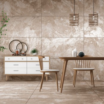 Плитка Italica Tiles Vivia Brown Matt + Carving 1200X600