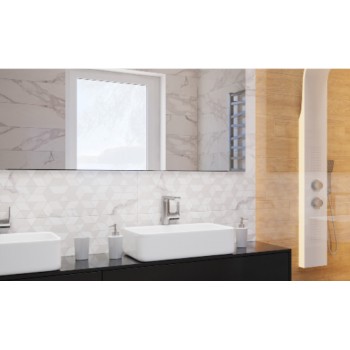 Konskie Ceramika Calacatta Geo Dekor 25*75