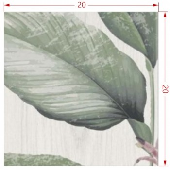 Плитка Mainzu Bottega Patchwood Spring Leaves Decor 200x200
