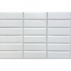 Плитка Mayolica Velvet Pillow White Mate 150x50x8
