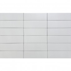 Плитка Mayolica Velvet White Mate 150x50x8