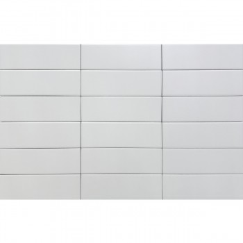Плитка Mayolica Velvet White Mate 150x50x8