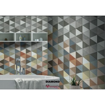 Плитка Monopole Diamond White 200x240x8