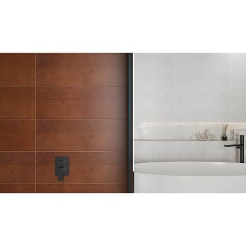 Opoczno Quantum Light Grey Structure Satin 750X250