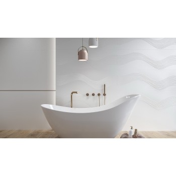 Opoczno Coffee Foam White Structure Micro 1198X398