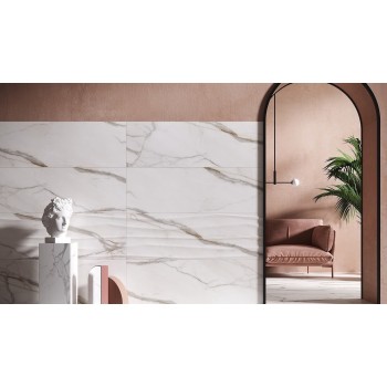 Opoczno Cosima White Satin 1198X398