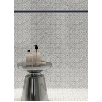 Opoczno Blumarine White Structure Satin 750x250