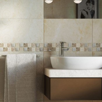 Плитка Opoczno Glass Gold Border Фриз 2,5 x 60