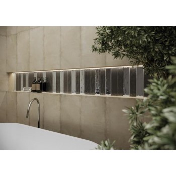 Paradyz Cegielka Nero Str. Polysk 298X65