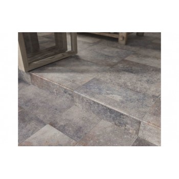 Сходинка Paradyz Viano Grys з капіносом кутова 330x330