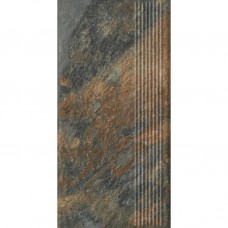 Ступень прямая Paradyz Ceramika Ardis Rust Stopnica Prosta Struktura Mat 600x300