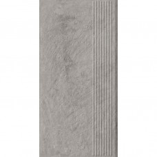Ступень прямая Paradyz Ceramika Carrizo Grey Stopnica Prosta Struktura Mat 600x300