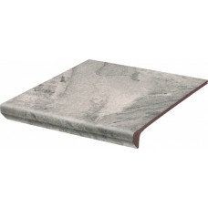 Сходинка пряма з капіносом Paradyz Mattone Pietra Grafit Kapinos Stopnica Prosta 330x300